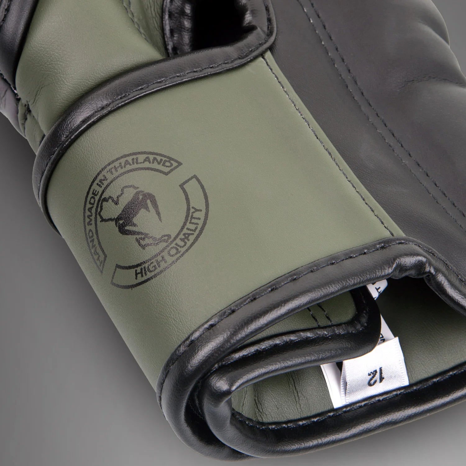 Venum Elite Boxing Gloves - Khaki/Black 16oz