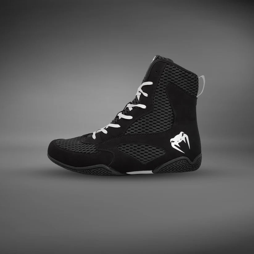 Venum Contender Boxing Shoes - Black/White