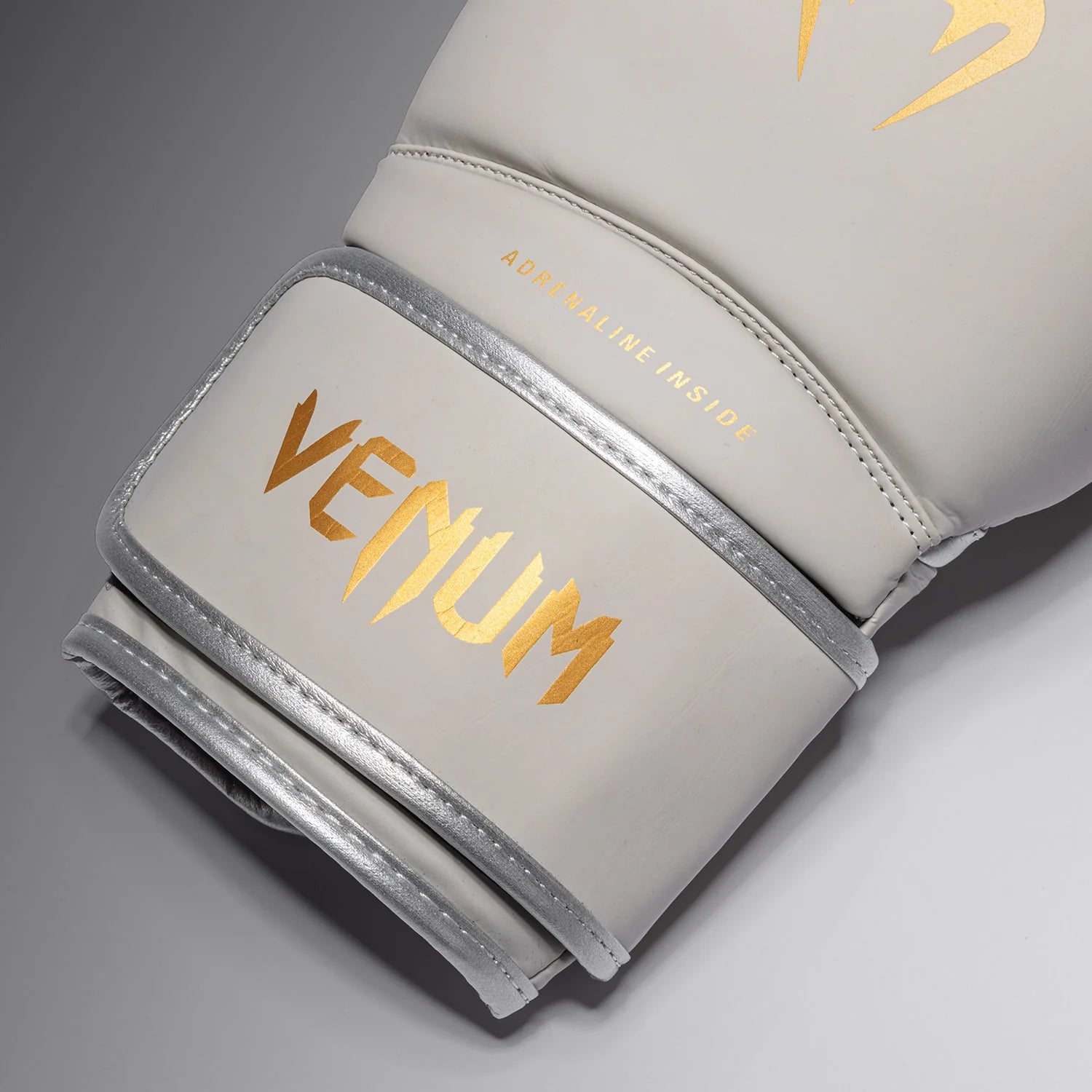 Venum Contender 1.5 Boxing Gloves - Ivory/Gold 16oz