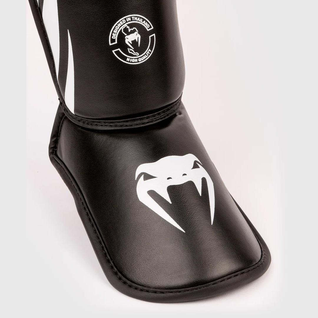Venum Challenger Kids Shin Guards - Black/White
