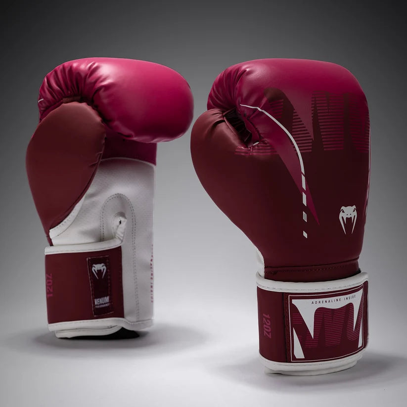 Venum Adrenaline Boxing Gloves | Burgundy/Pink