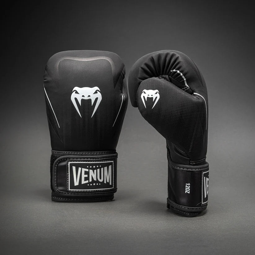 Venum Stealth Boxing Gloves | Black/White