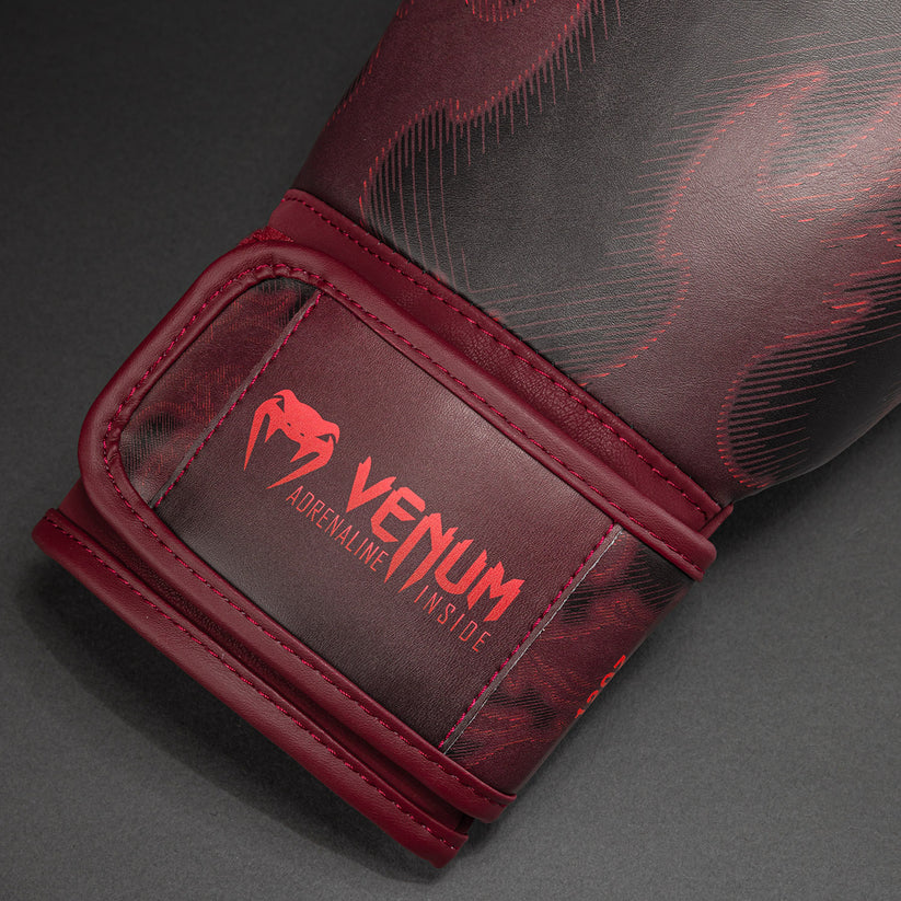 Venum Spectre Boxing Gloves - Black/Red 16oz