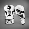 Venum Elite Boxing Gloves - White/Black 16oz