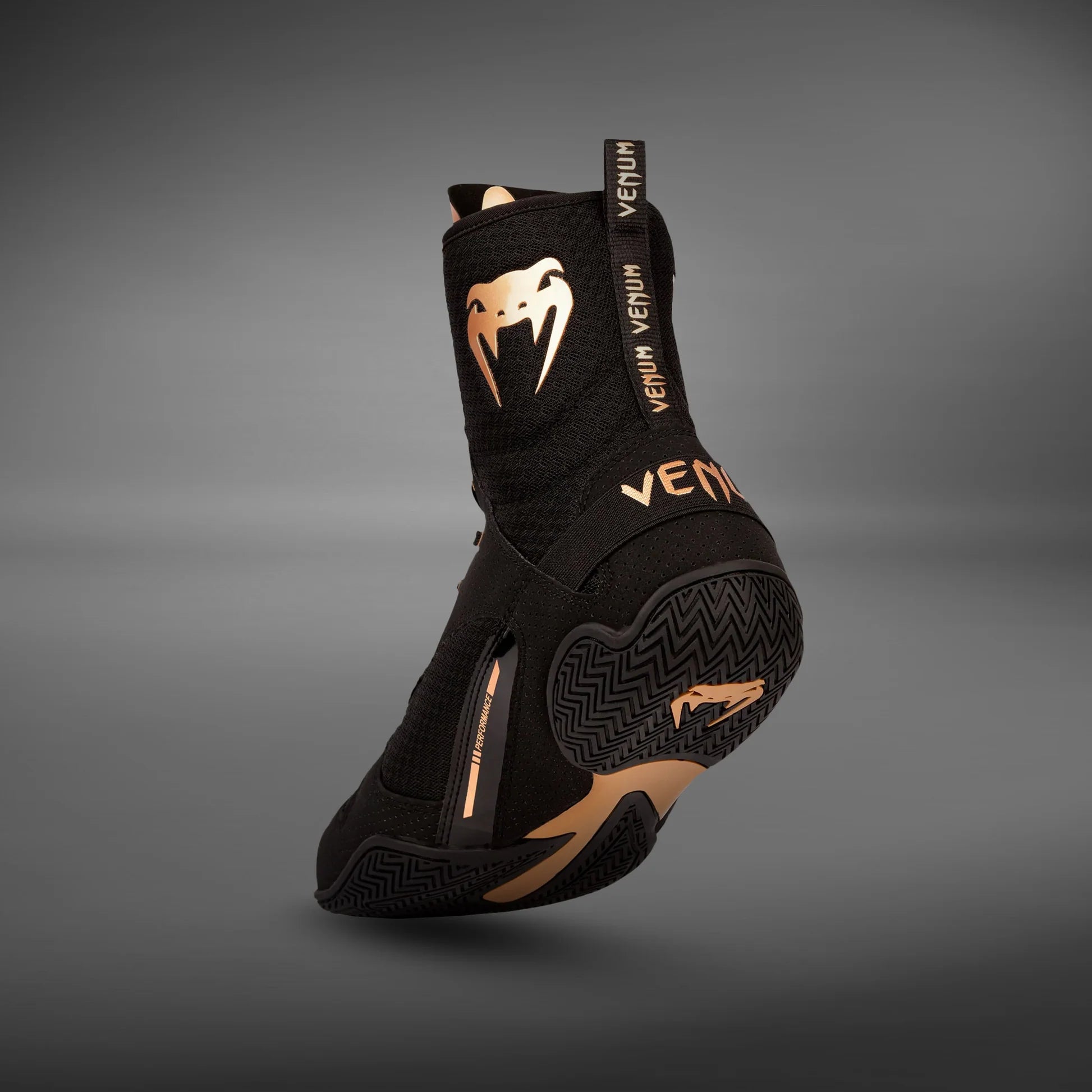 Venum Elite Boxing Shoes – Black/Bronze