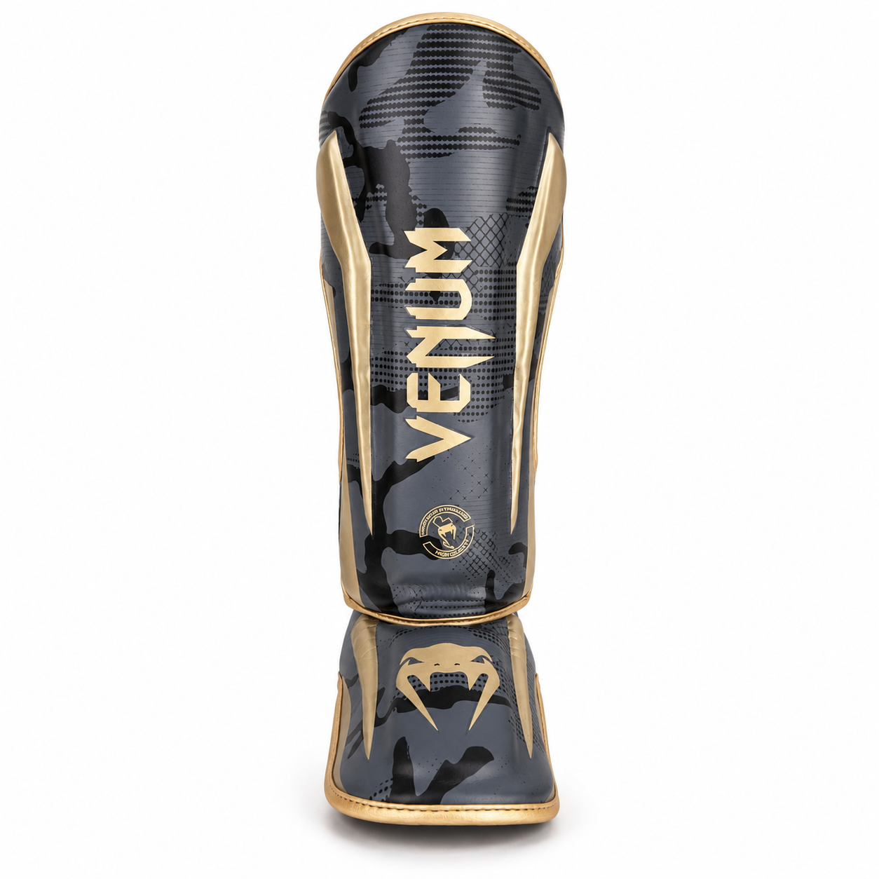 Venum Elite Standup Shinguards - Black/Gold