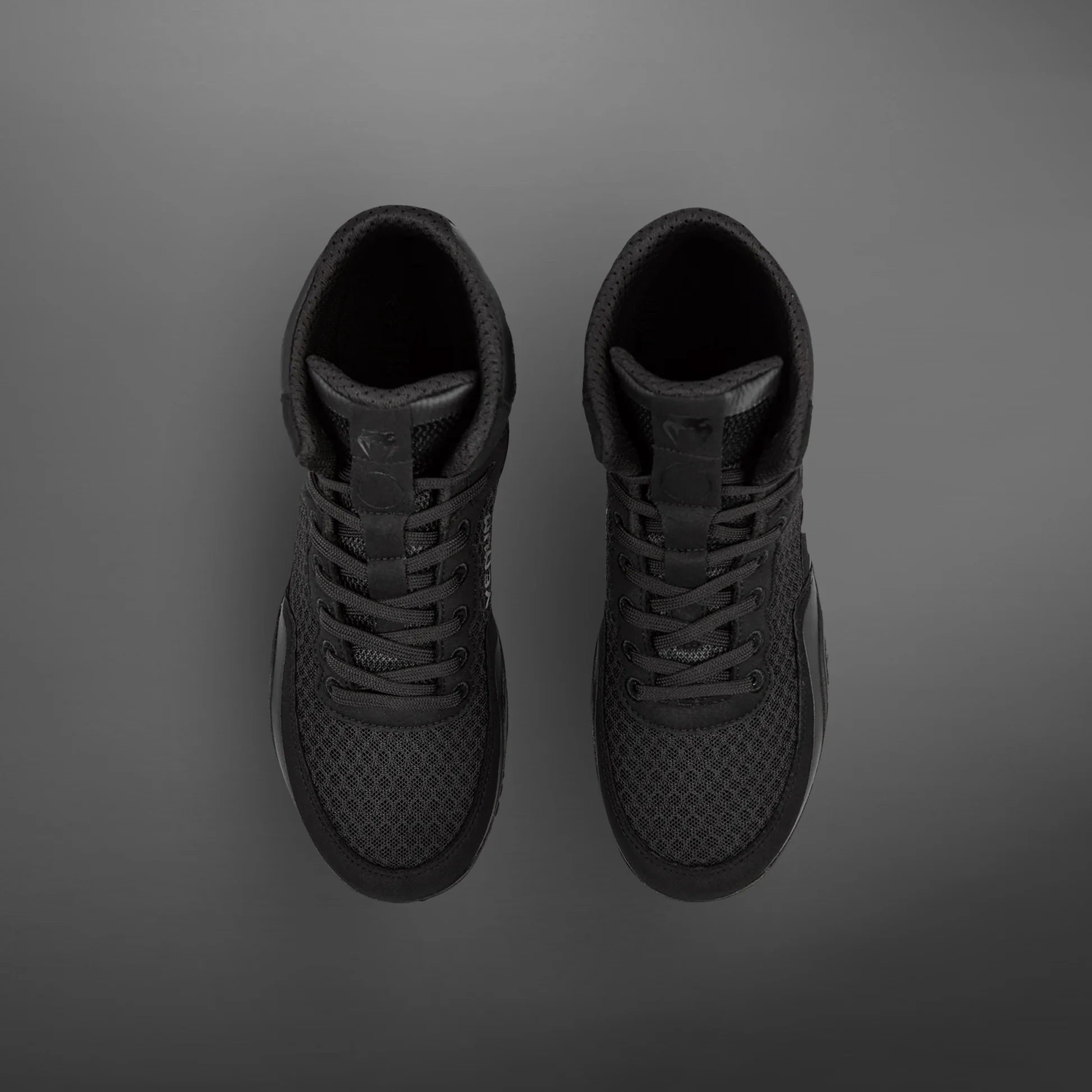 Venum Elite Wrestling Shoes - Black/Black