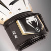 Venum Elite Evo Boxing Gloves - White/Gold/Black 16oz