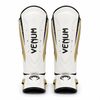 Venum Elite Standup Shinguards - White/Gold