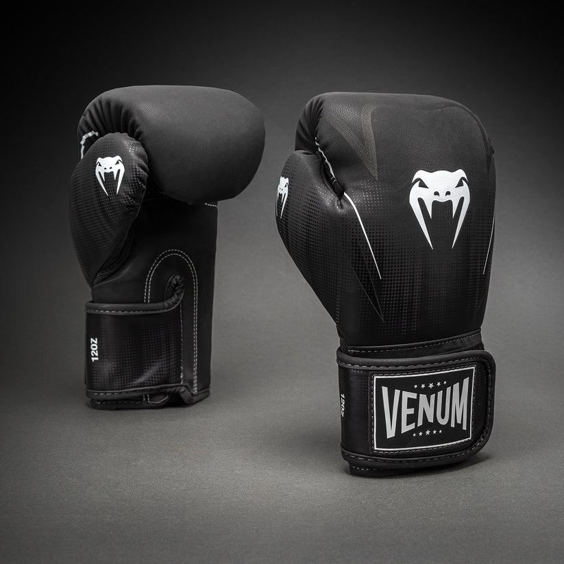 Venum Stealth Boxing Gloves | Black/White