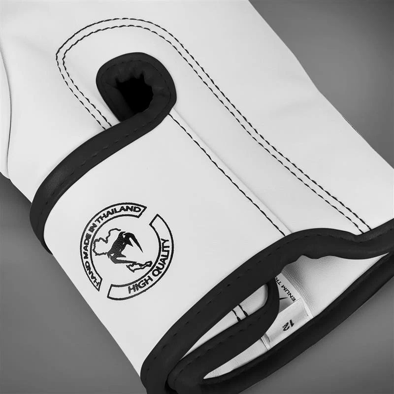 Venum Elite Boxing Gloves - White/Black 16oz