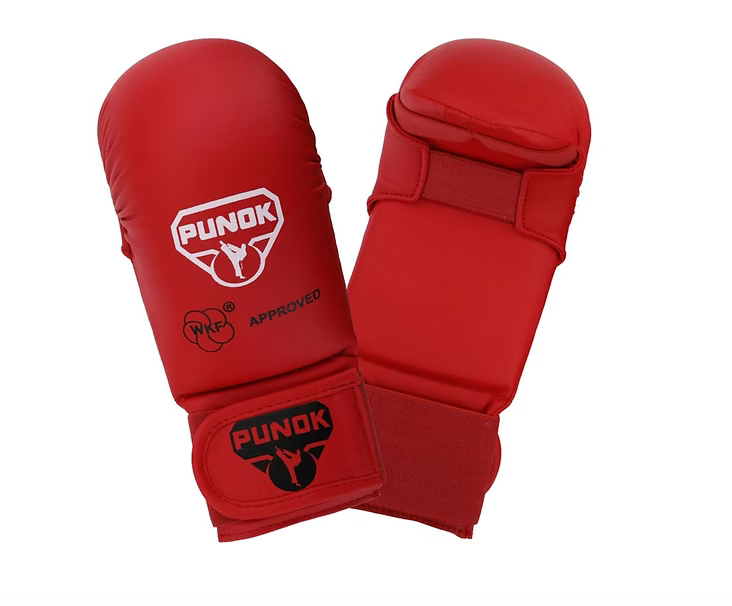 PUNOK WKF APPROVED KARATE GLOVES - Red