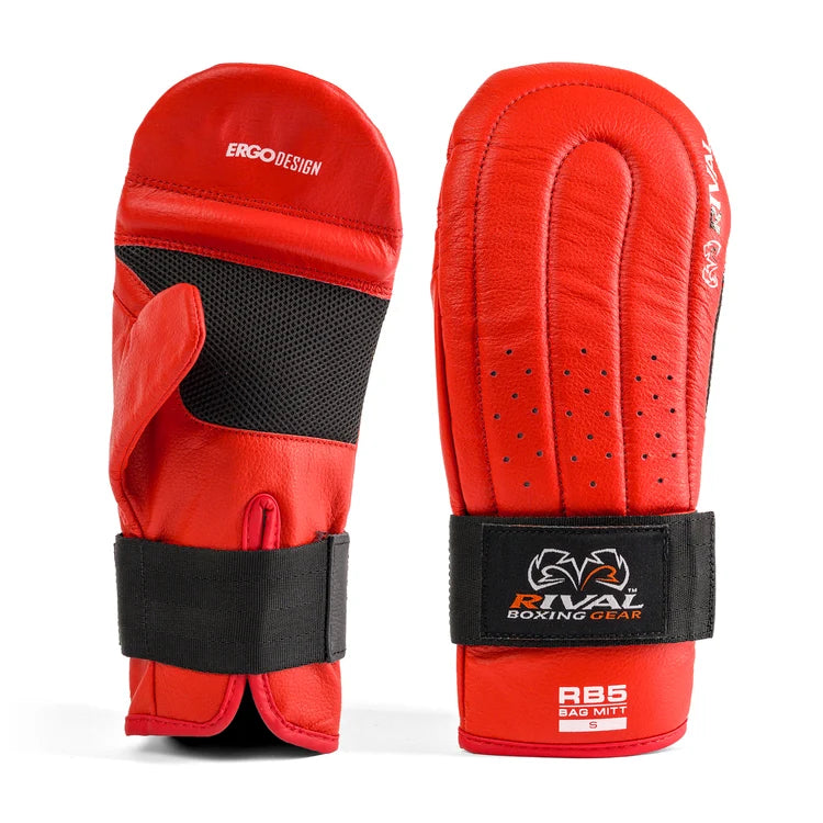 RIVAL RB5 Bag Mitts | Red