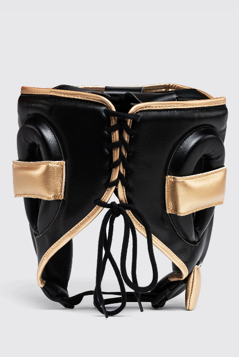 Flysports Open Face Headguard | Black/Gold