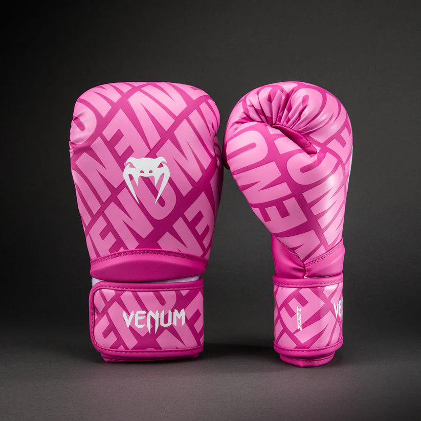 Venum Contender 1.5 XT 3D Boxing Gloves - Candy Pink/ White 16oz
