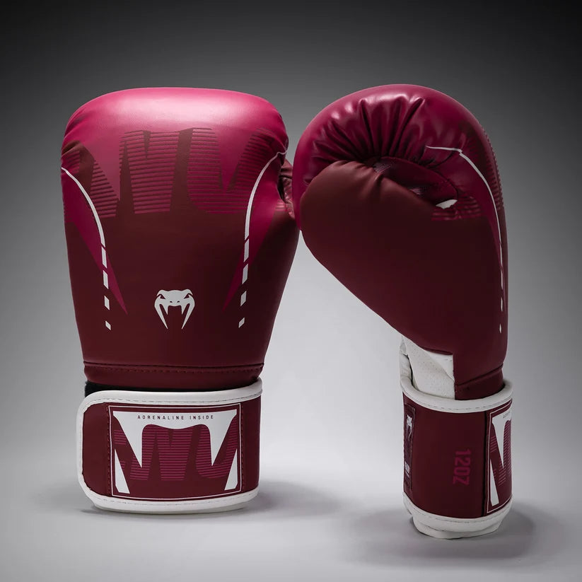 Venum Adrenaline Boxing Gloves | Burgundy/Pink
