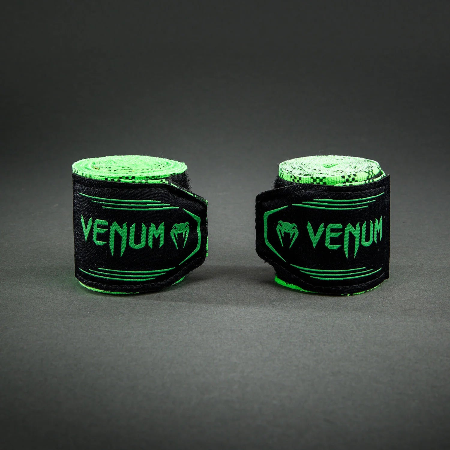 Venum Kontact Evo Tartan Handwraps - Neon Green