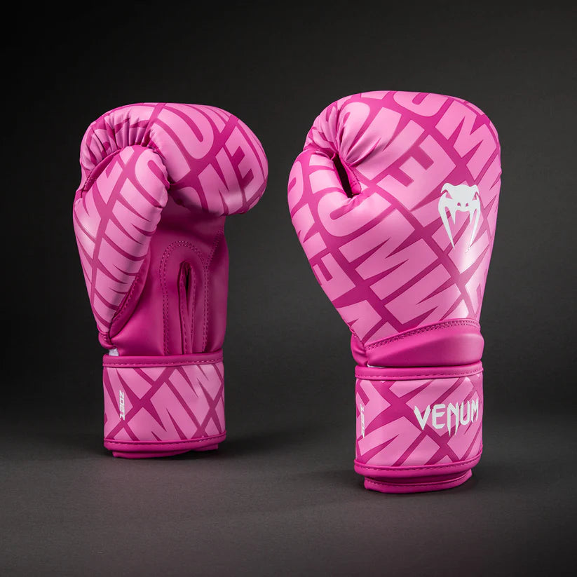 Venum Contender 1.5 XT 3D Boxing Gloves - Candy Pink/ White 16oz