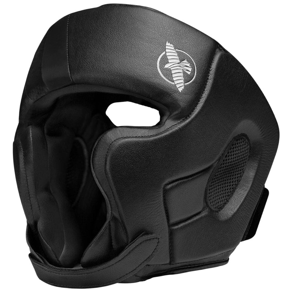 Hayabusa T3 Chinless Boxing Headgear Black/Black
