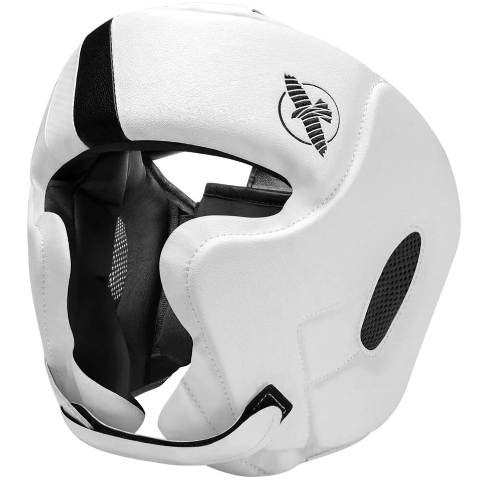 Hayabusa T3 Chinless Boxing Headgear White/Black