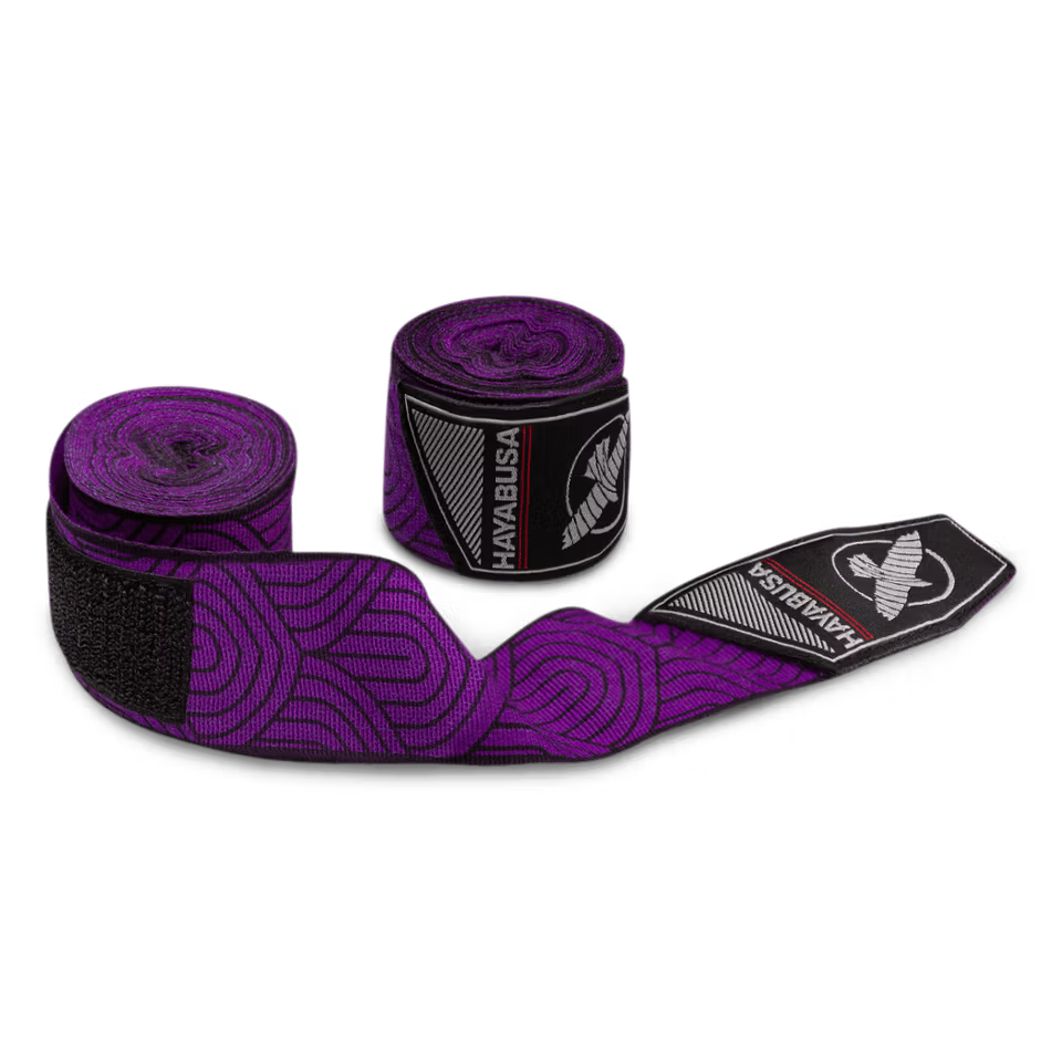 Hayabusa Perfect Stretch Hand Wraps | Purple Lotus