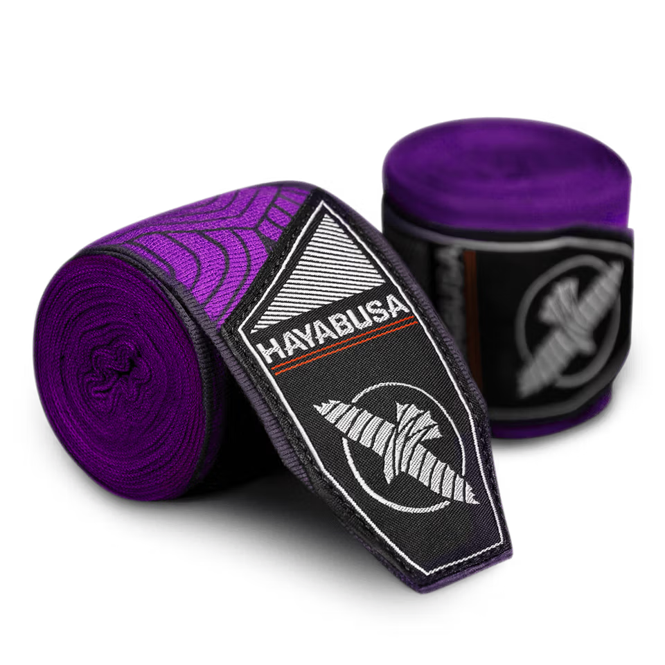 Hayabusa Perfect Stretch Hand Wraps | Purple Lotus