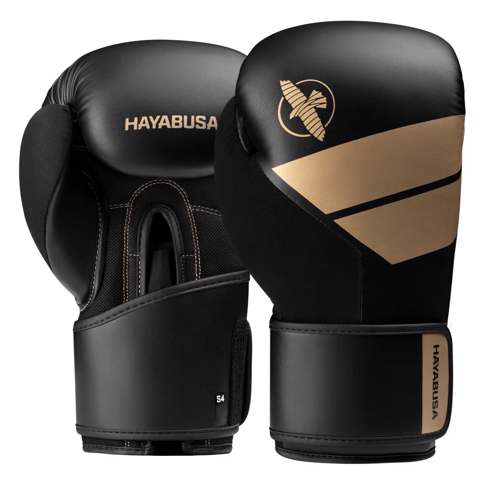 Hayabusa S4 Boxing Gloves | Black/Gold