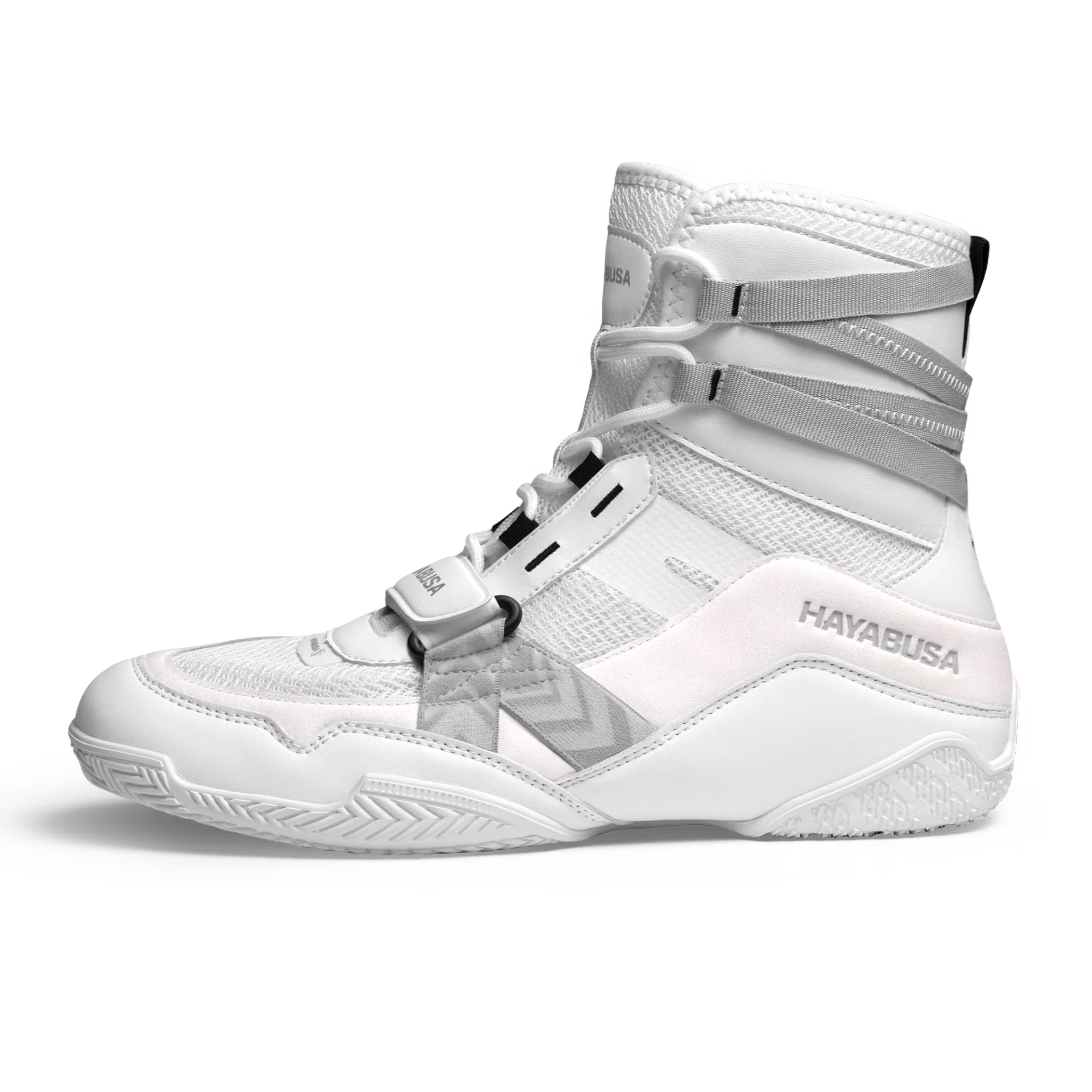 Hayabusa Strike Boxing Shoes | White