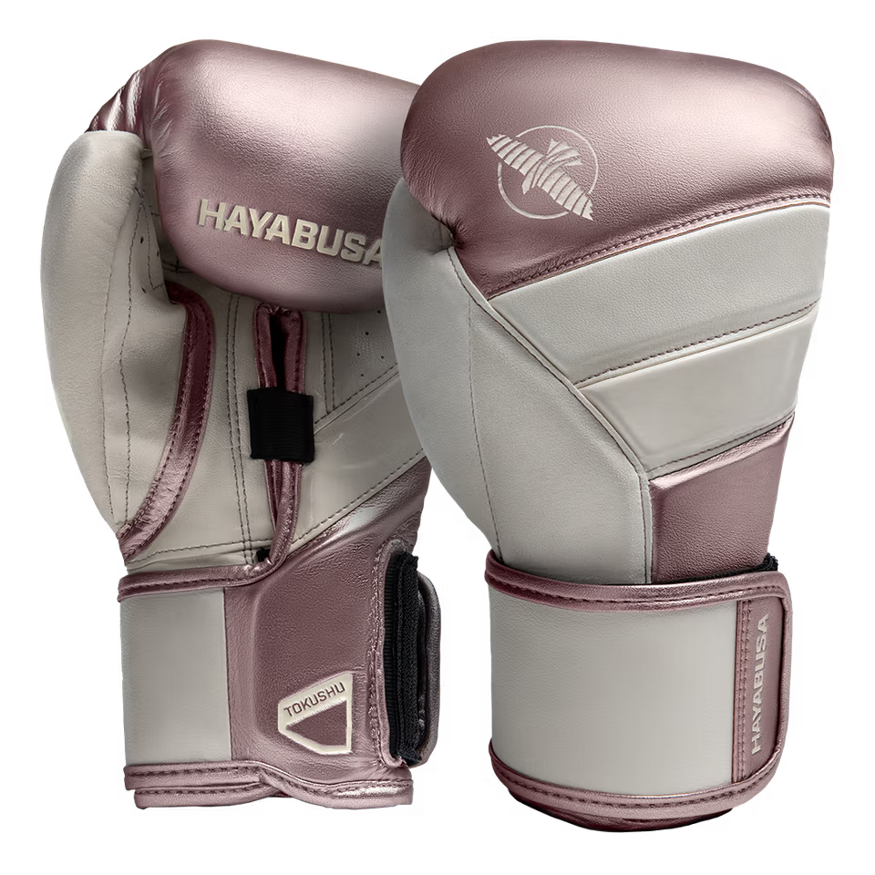 Hayabusa T3 Boxing Gloves - Rose Gold